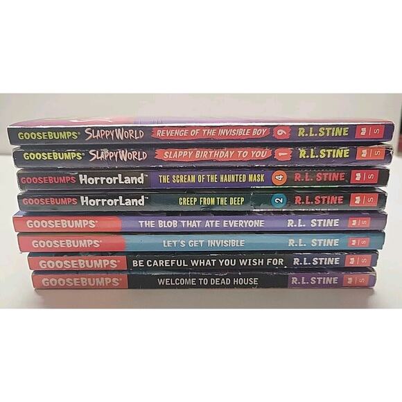 Lot of 9 R.L.Stine Goosebumps Books 2008 - 2019 Some 1st Printings - Picture 1 of 7